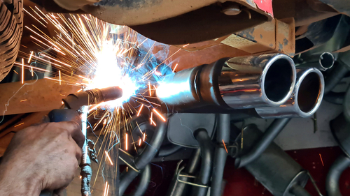 car exhaust welders